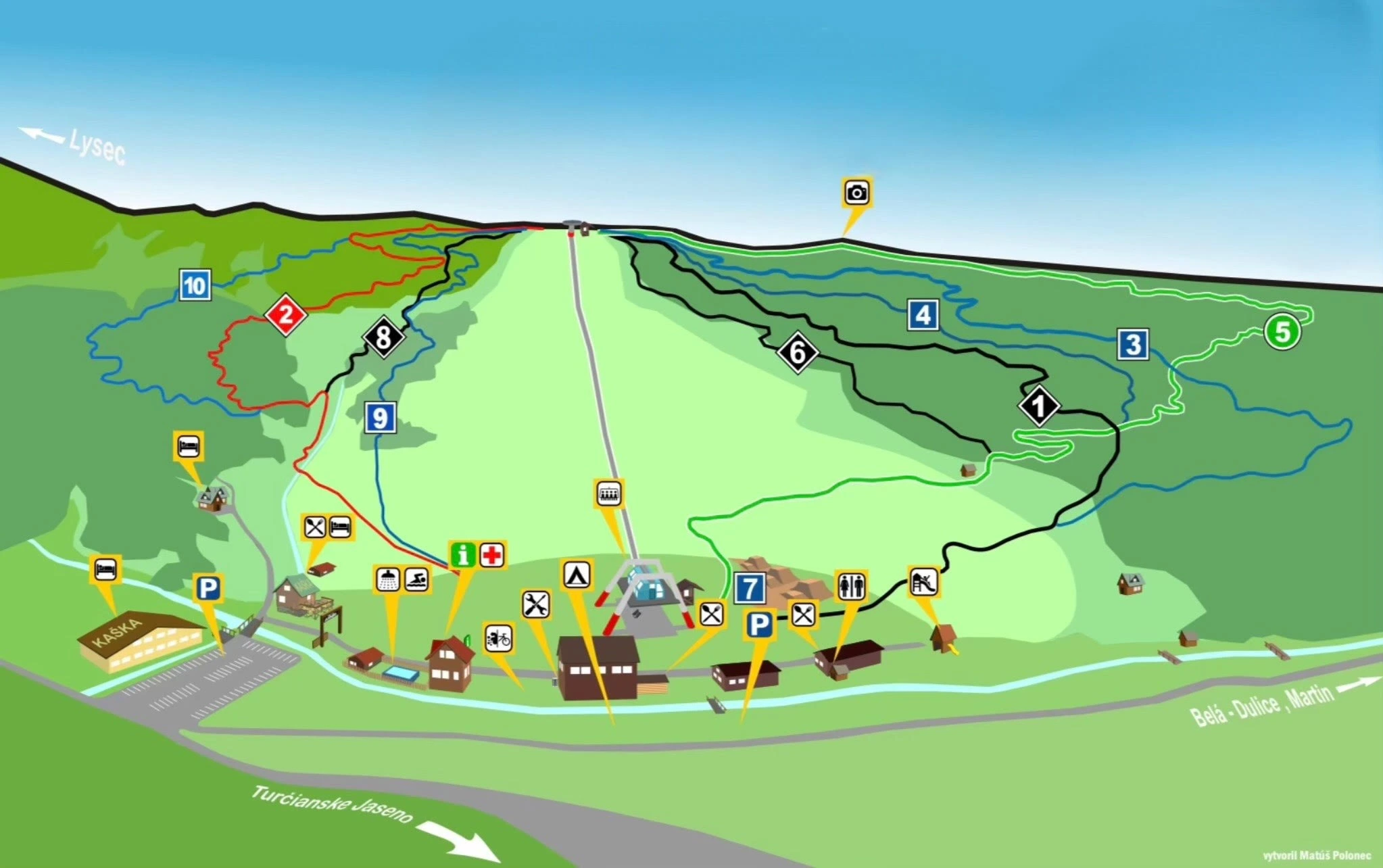 bikepark jasenská traily pre všetky kategórie jazdcov